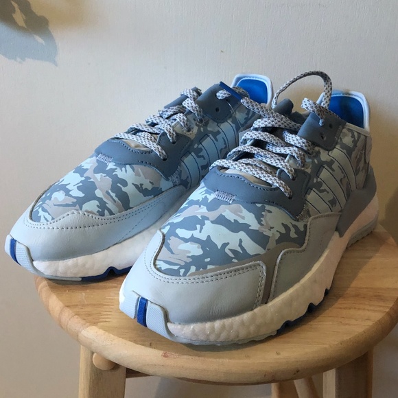 Adidas Nite Jogger Retro blue camo shoes NWT - Picture 2 of 6